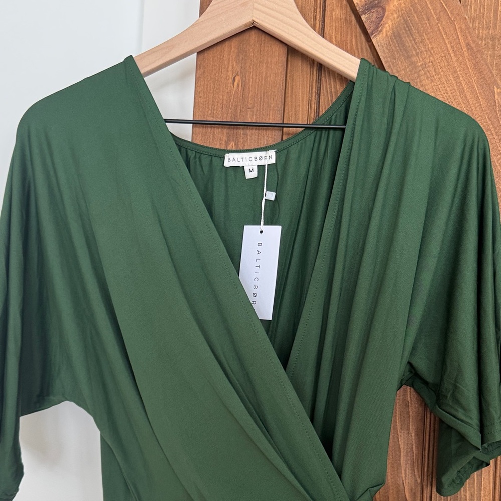 Baltic Born Green Wrap Dress